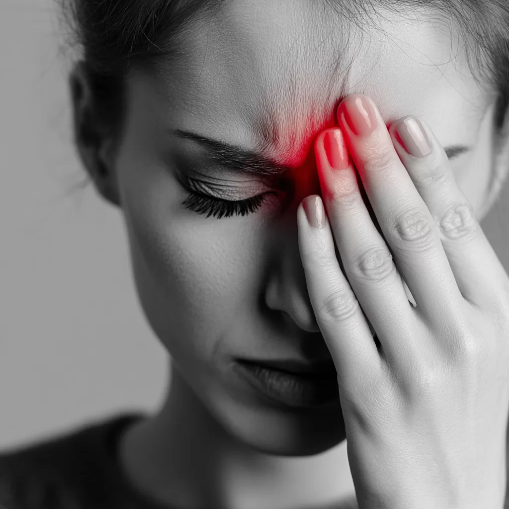 Dor no rosto e na cabeça